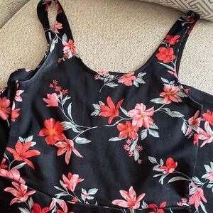Divided Junior Floral Dress